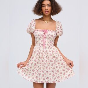 For Love And Lemons Etienne Mini Floral Dress